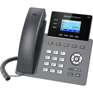 Grandstream Networks Dual-Port Gigabit Corded Electric IP Phone, 6 SIP Accounts